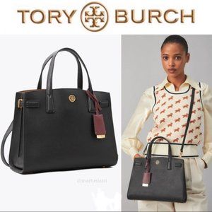 Tory Burch Walker Small Leather Satchel